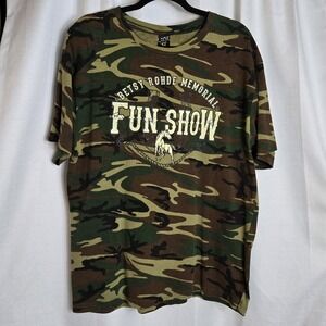 Code V Camo‎ Betsy Rhode Memorial Fun Show Unisex L Tshirt Equestrian Horse 4H